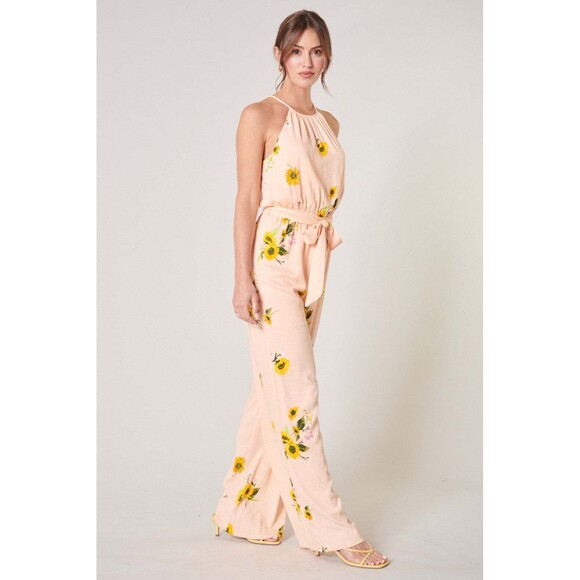 SUGARLIPS GIRASOL SUNFLOWER TRAPEZE JUMPSUIT NWT - Picture 4 of 4